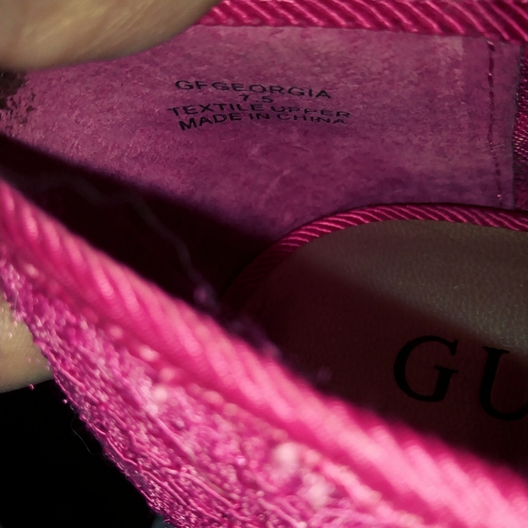 Guess hot pink lace ballet flats - Picture 4 of 5